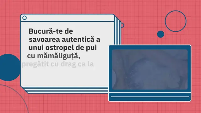 Video thumbnail for Rețetă simplă și delicioasă: Ostropel de pui cu mămăliguță ca la mama acasă