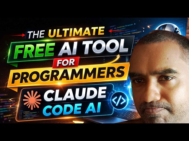 Video thumbnail for The Ultimate Free AI Tool for programmers Claude Code AI