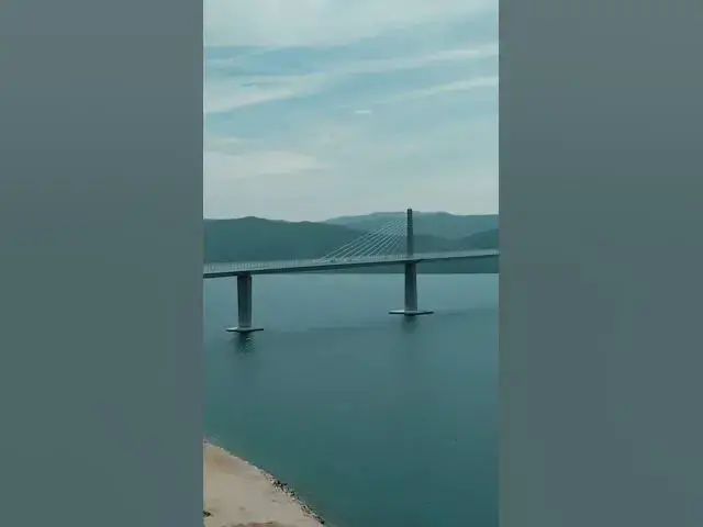 'Video thumbnail for Pelješac bridge, Croatia'