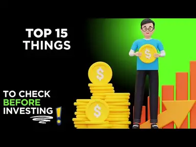 'Video thumbnail for Top 15 Things to Check Before Investing | Avoid Costly Investment Mistakes'