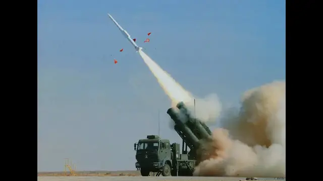 'Video thumbnail for Sky Dragon 50 GAS2 Medium-Range Surface-to-Air defense missile system China Chinese industry'