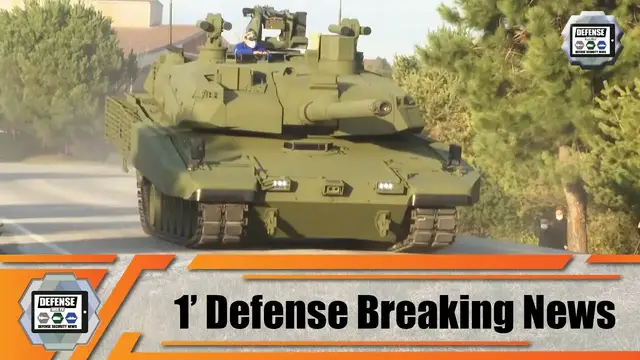 'Video thumbnail for Turkey unveils new Altay MBT tank design Leopard 2A4 upgrade Firtina 2 155mm tracked howitzer'