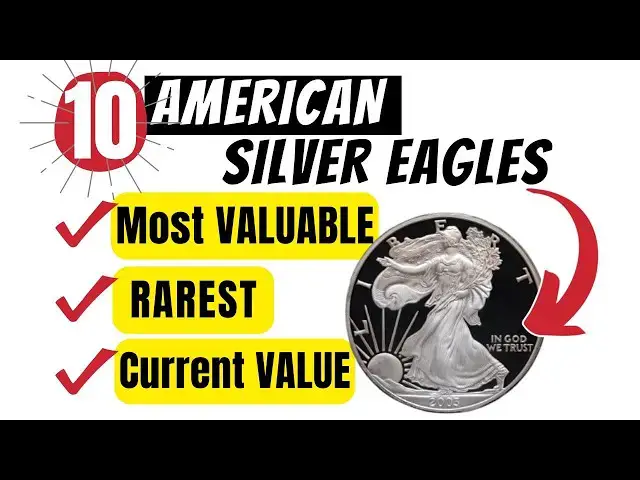 'Video thumbnail for 10 Rare & Valuable SILVER EAGLES (Lowest MINTAGE & Key DATES)'