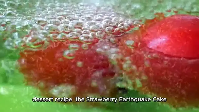 Video thumbnail for Strawberry Earthquake Cake recipe