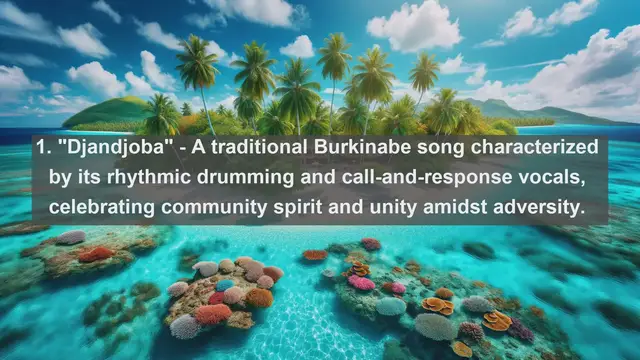 Video thumbnail for Soulful Serenades: Top 10 Beautiful Songs from Burkina Faso