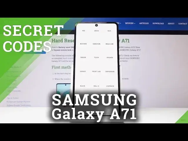 Video thumbnail for Secret Codes Samsung Galaxy A71 – Test Mode / Service Menu