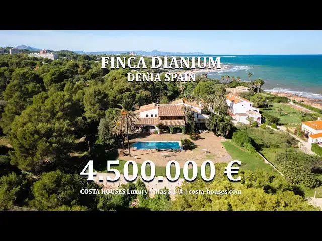 Video thumbnail for #1 EXCLUSIVE VILLA BY THE SEA, DENIA Costa Blanca Spain by COSTA HOUSES ®