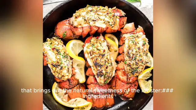 Video thumbnail for lobster tail recipe