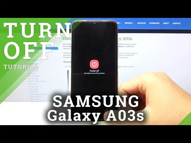 'Video thumbnail for How to Switch Off SAMSUNG Galaxy A03s – Turn Off Device'