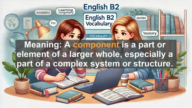 Video thumbnail for 1500 Must Know CEFR B2 Vocabulary - Understanding 'Component': The Building Blocks of Complex Systems