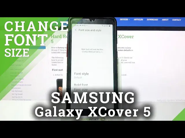 'Video thumbnail for How to Change Font Size in SAMSUNG Galaxy XCover 5 – Locate Text Settings'