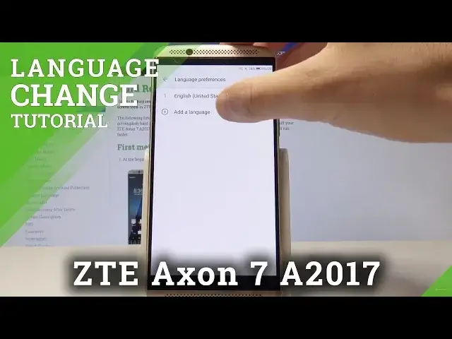 'Video thumbnail for How to Change Language in ZTE Axon 7 A2017 - Find Language Settings'