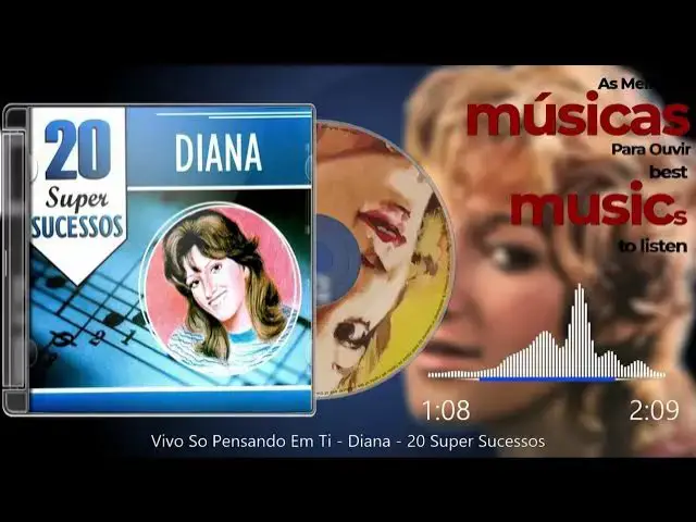 Video thumbnail for Vivo Só Pensando Em Ti - Diana - 20 Super Sucessos