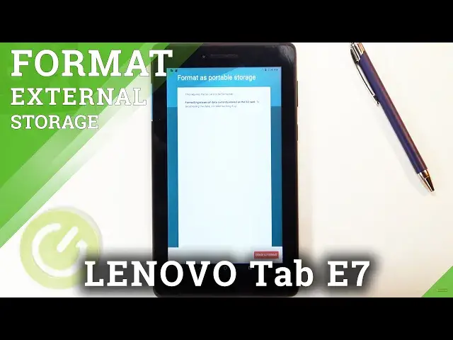 'Video thumbnail for How to Format SD Card in LENOVO Tab E7 – Erase External Storage'
