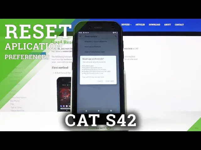 'Video thumbnail for How to Reset Apps Preferences in CAT S42 – Restore Apps Preferences'