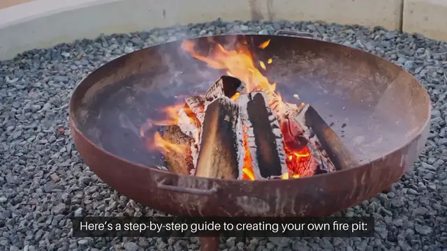 Video thumbnail for How To Build A DIY Fire Pit