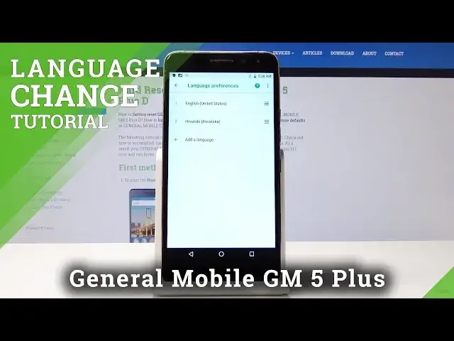 Video thumbnail for How to Change Language in in General Mobile GM Plus D – Region Settings