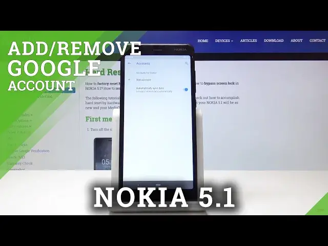 Video thumbnail for How to Add & Delete Google User in NOKIA 5.1 - Remove Google Account