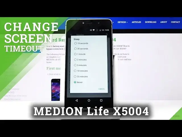 'Video thumbnail for How to Change Screen Timeout in MEDION Life X5004 – Set Up Screen Sleep Time'
