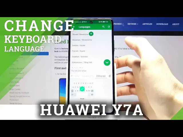 'Video thumbnail for How to Change Keyboard Language on HUAWEI Y7a – Keyboard Adjustment'
