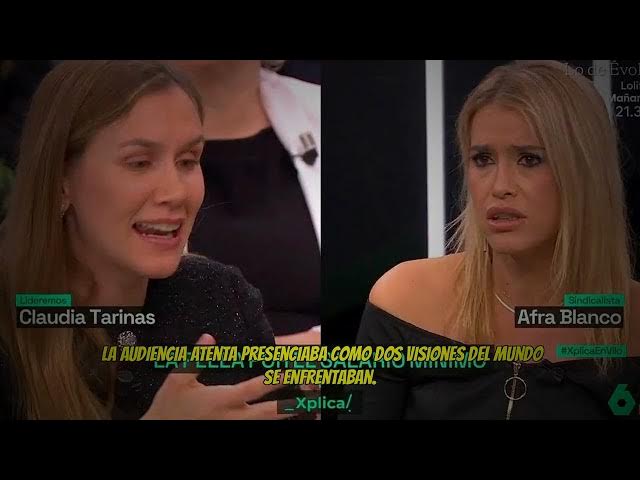 Video thumbnail for En un reciente episodio de la sexta la sindicalista Afra Blanco se enfr
