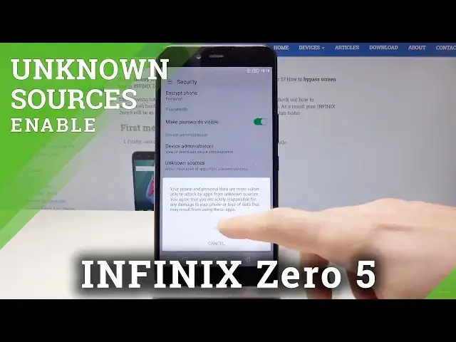 'Video thumbnail for How to Allow Unknown Sources Applications on INFINIX Zero 5 - Installation from Unknown Sources'