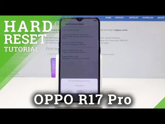 Video thumbnail for How to Perform Settings Hard Reset on OPPO R17 Pro - Factory Reset / Erase Data