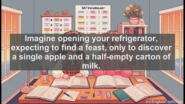 Video thumbnail for 5000 Must Know SAT Vocabulary - Paucity: Understanding Scarcity in Language