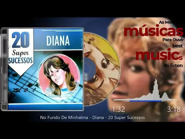Video thumbnail for No Fundo De Minh alma - Diana - 20 Super Sucessos