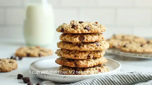 Video thumbnail for Gluten-Free Chocolate Chip Oat Cookies Recipe