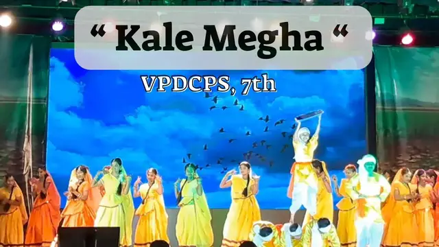 'Video thumbnail for Kale Megha | Ghanan Ghanan | Dance Performance | 7th Std | Rain Theme | Annual Function #baramati'
