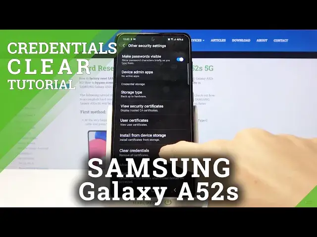'Video thumbnail for 🚫 Bye-Bye Saved Passwords: Samsung Galaxy A52s Credential Cleanup! 📝'