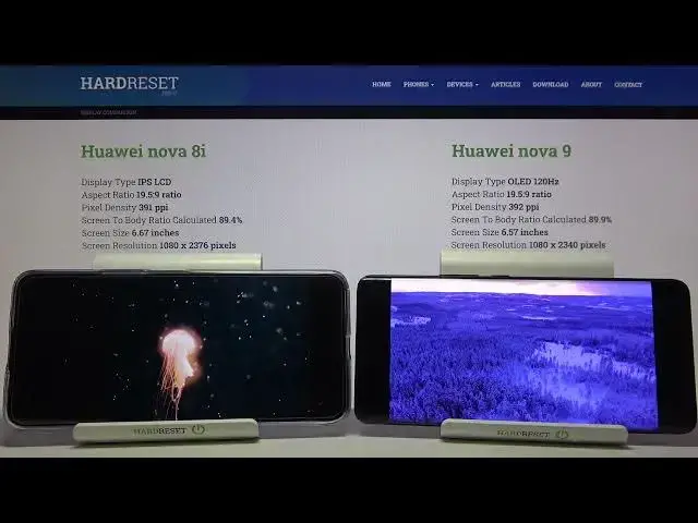 'Video thumbnail for HUAWEI Nova 8i vs HUAWEI Nova 9 Display Comparison'