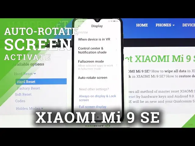 'Video thumbnail for How to Turn Off Auto Rotation on XIAOMI Mi 9 SE – Enable Auto Rotation'