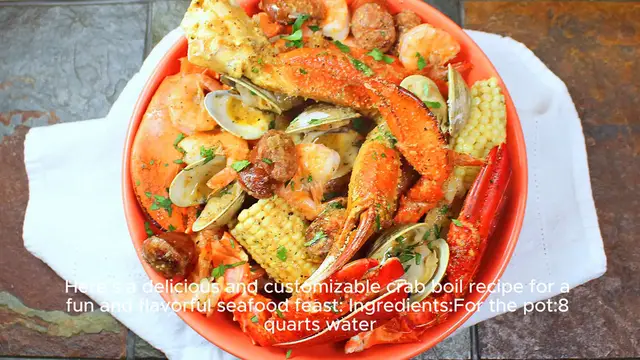 Video thumbnail for Crab boil recipe