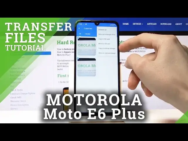 'Video thumbnail for How to Transfer Files in Motorola Moto E6 Plus - Move Data'