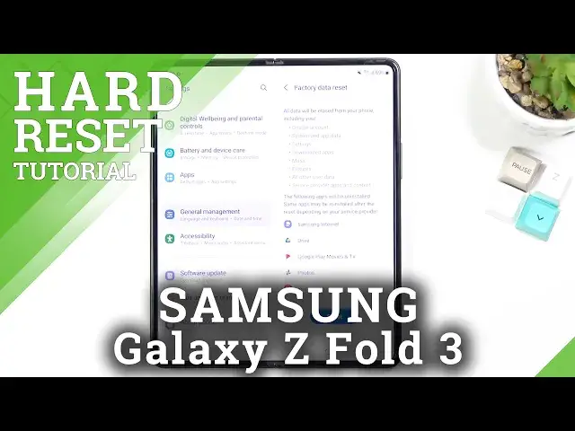 'Video thumbnail for How to Factory Reset SAMSUNG Galaxy Z Fold3 - Hard Reset / Wipe All Data'