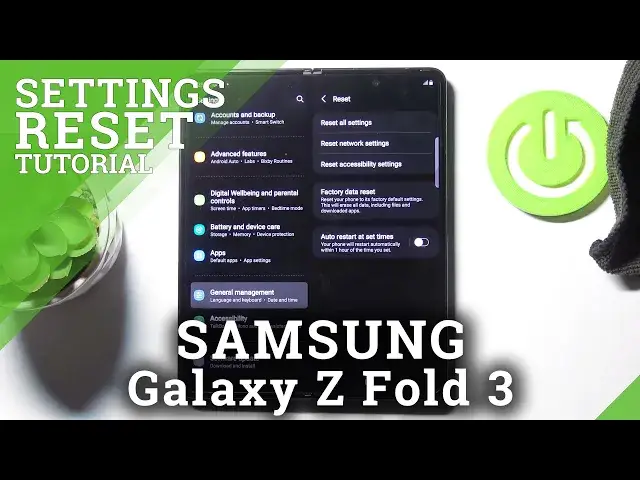'Video thumbnail for How to Restore Default Settings on SAMSUNG Galaxy Z Fold3 - Reset Settings / Fix Settings'