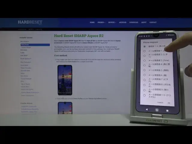 'Video thumbnail for SHARP Aquos R2 RINGTONES'