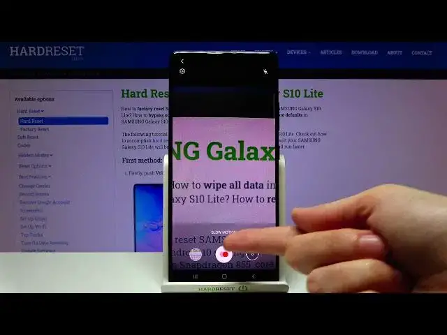 Video thumbnail for How to Record Slow Motion on SAMSUNG Galaxy S10 Lite – Record Slowed Video