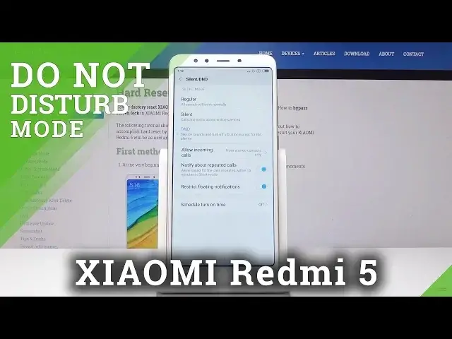 Video thumbnail for Do Not Disturb Mode in XIAOMI Redmi 5 - Mute Notifications / Silence Mode