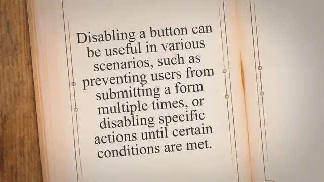 Video thumbnail for How To Disable Button With Jquery