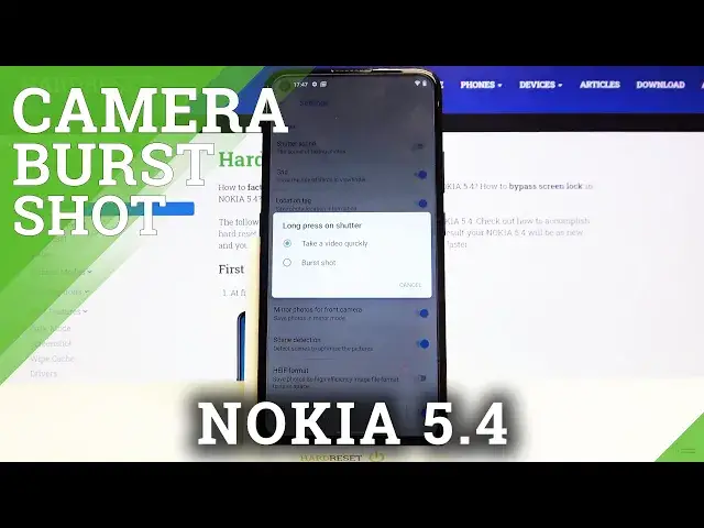 Video thumbnail for Nokia 5.4 - How to Take Burst Shot