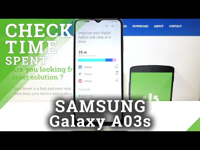 'Video thumbnail for How to Check Total Screen Time in SAMSUNG Galaxy A03s – Unlock / Notification Count'