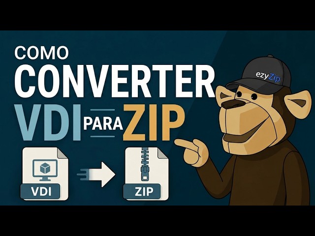 Video thumbnail for 📀 Como Converter VDI para ZIP Online Grátis | Sem Necessidade de Instalar Software