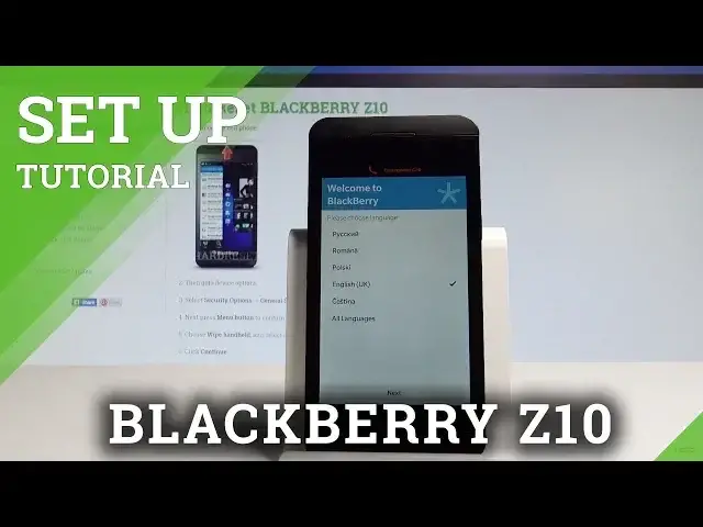 'Video thumbnail for How to Activate BLACKBERRY Z10 - Set Up Initialization Process |HardReset.Info'