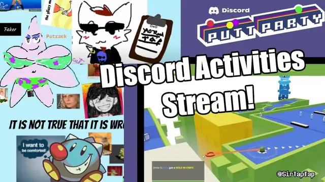 Video thumbnail for 🔴NEW Discord Activities w/ Viewers #2 | SirTapTap's Board Game Night