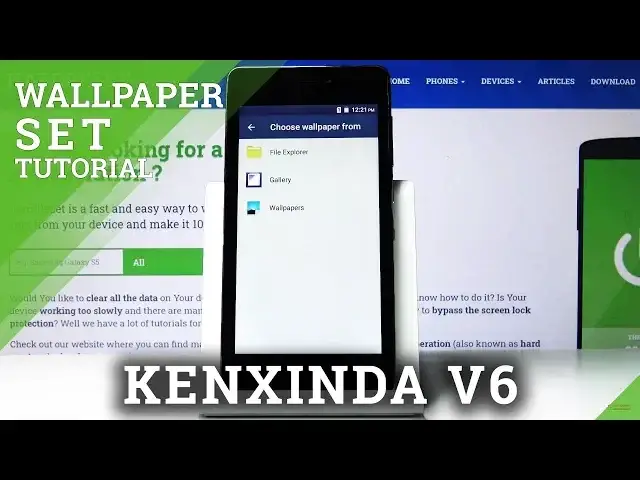 'Video thumbnail for How to Change Wallpaper in KENXINDA V6 – Refresh Screen'