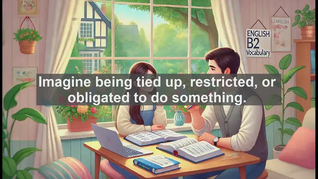 Video thumbnail for 1500 Must Know CEFR B2 Vocabulary - Understanding 'Bound': A Versatile Word for B2 English Learners