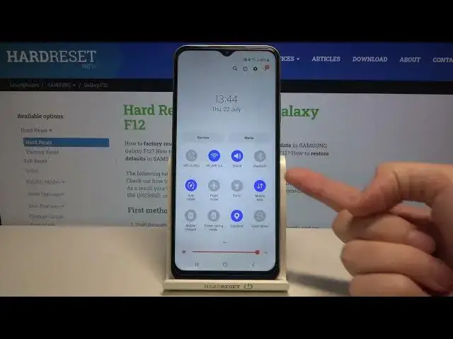 'Video thumbnail for How to Turn On Camera Location Tags in SAMSUNG Galaxy F12'
